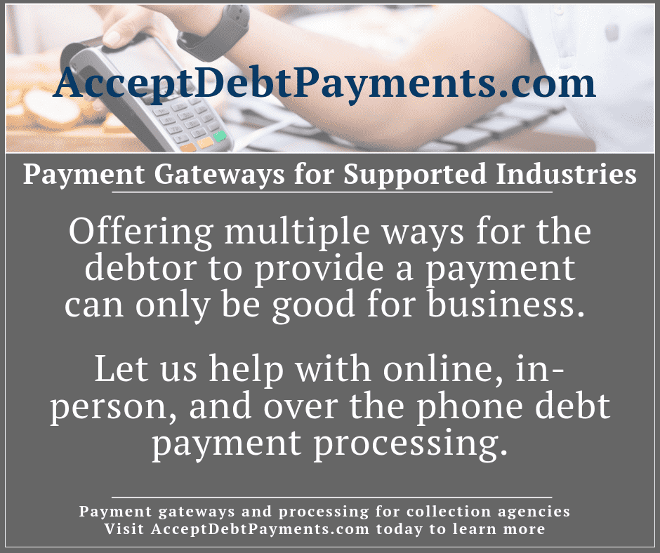 Payment Gateways & Supported Industries - Multiple payment options is good for business